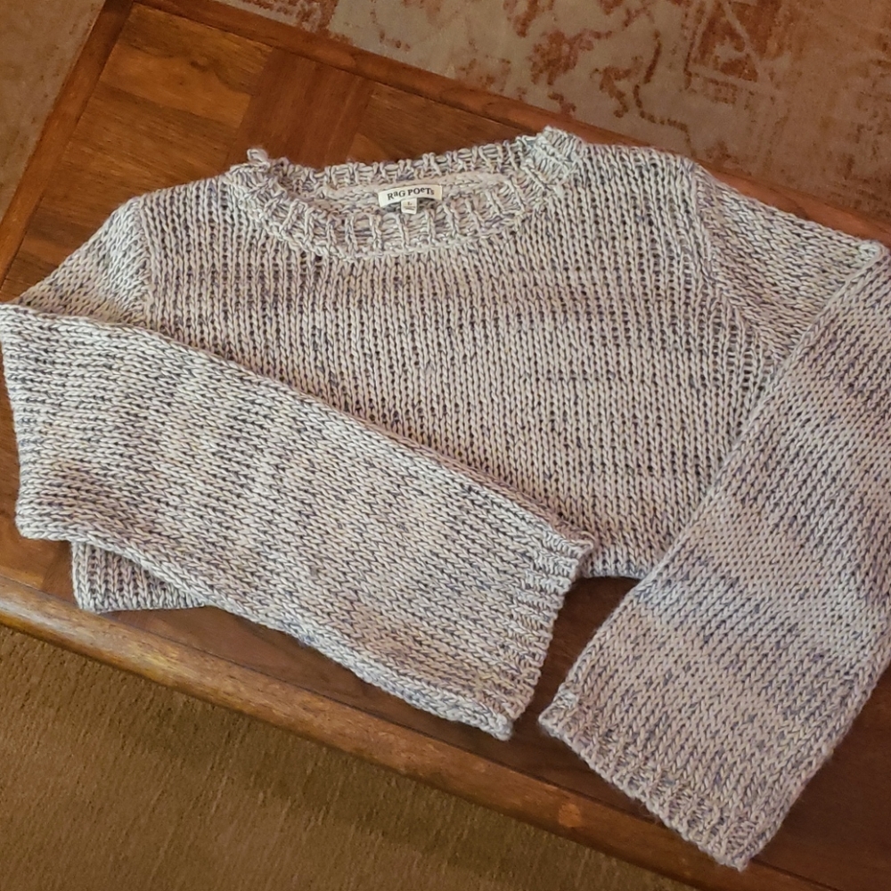 Rag Poets distressed sweater